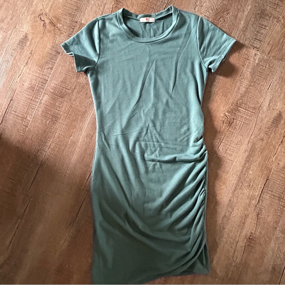 Stylish Teal Mini Dress